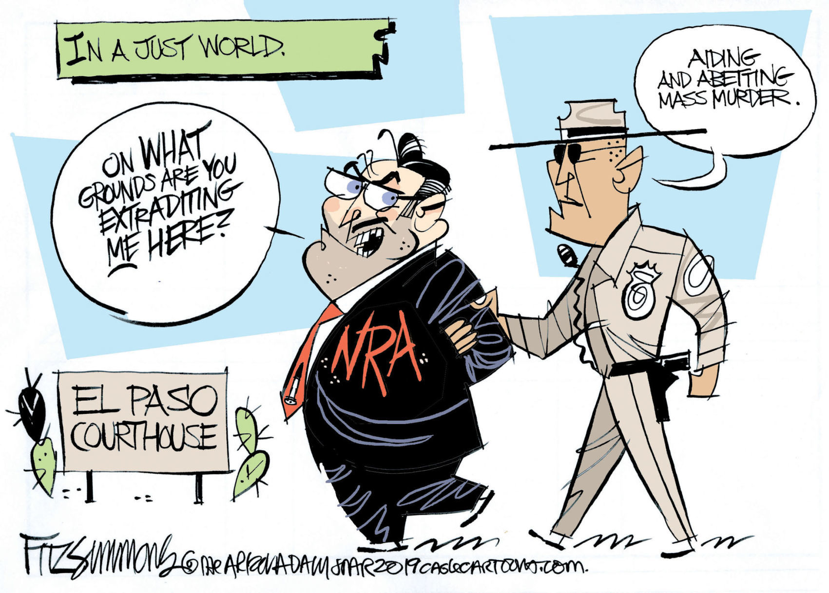 Daily Fitz Cartoon: NRA